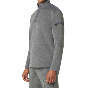 Pull-over homme slim fit pour l'hiver, tissu polyester/coton de haute qualité, couleur et logo personnalisés - Product Image 3