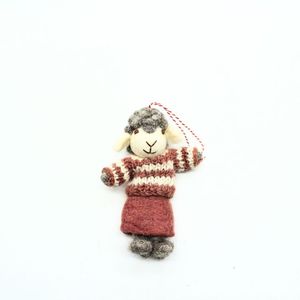 Knitted Sheep Doll <b>Easter</b> Decoration Handmade Craft Hanging <b>Ornament</b> Cute Animal Decor for Spring and <b>Easter</b> - Product Image 4