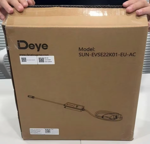 ระบบจัดการพลังงานไร้สาย Deye SUN-EVSE 22K01-EU-AC เครื่องชาร์จรถยนต์ไฟฟ้าอัจฉริยะ 22KW รุ่น EU DDP จัดส่งแบบเฟสเดียวและสามเฟส สีดำ รับประกัน 5 ปี - Product Image 4