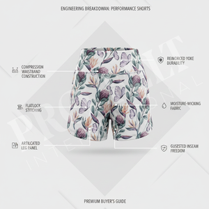 Shorts de sport à séchage rapide en polyester et élasthanne, personnalisables par sublimation, pour la course et le fitness – Vente chaude - Product Image 2