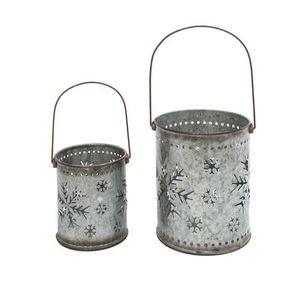 Farol de Hierro Ecológico Hecho a Mano con Diseño Intrincado para Decoración del Hogar, Navidad y Bodas - Product Image 1
