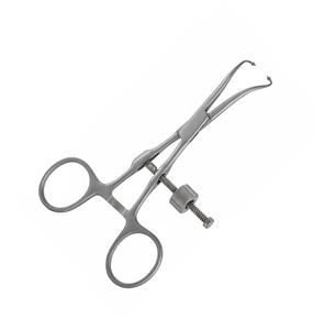 Bone Fragment <b>Clamp</b> Orthopedic Surgical Instrument Stainless Steel Precision Bone Holding Manual Ratchet Locking Mechanism - Product Image 5