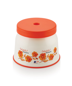 Plastic <b>Stool</b> with Floral Design for Home Living Room Furniture - Product Image 2