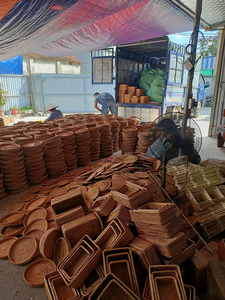 ชุดถาดเสิร์ฟหวายผสมหญ้าทะเลทำมือ 2 ชิ้น ขนาดสั่งทำได้ ของตกแต่งรอมฎอน อีด เครื่องครัว ขายส่ง เวียดนาม Lavihex - Product Image 6