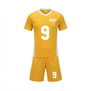 TOFEN SPORTS ชุดเสื้อฟุตบอลสีน้ำเงินแบบกำหนดเองหมายเลข 9 พิมพ์ลายด้วยความร้อน คอกลม แขนสั้น โพลีเอสเตอร์ดูดซับความชื้น - Product Image 6