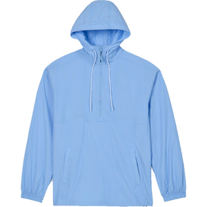Veste coupe-vent à capuche pour homme, imperméable, légère, décontractée, printemps, extérieur, polyester, coupe régulière, couleur unie, fermeture éclair - Product Image 1