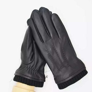 Gants de ski d'hiver en cuir véritable personnalisables avec votre propre logo, respirants, thermiques, pour les sports de plein air - Product Image 3