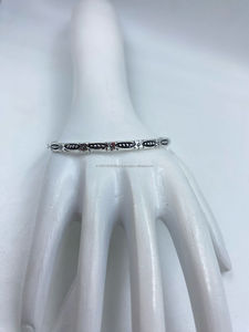 Pulsera unisex elegante de plata ajustable Accesorio de moda elegante moderno para todas las ocasiones Brazaletes de moda - Product Image 2