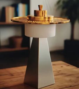 Quemador de incienso de lujo con cúpula dorada, diseño árabe calado, incensario de metal para Oud, diseño hueco, Mabkhara, regalo de Ramadán - Product Image 4