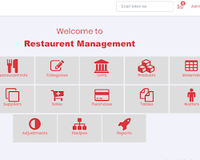 Plataforma de Gestión de Restaurantes para Pedidos, Inventario, Análisis de Negocios, Versión Internet Linux/MAC, Multi-idioma