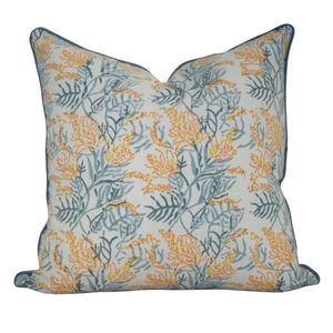 Cojín Decorativo Cuadrado de Alta Calidad con Estampado Floral Clásico, de Lino y Algodón, Lavable, con Cierre de Sobre, para Suministro al por Mayor - Product Image 6