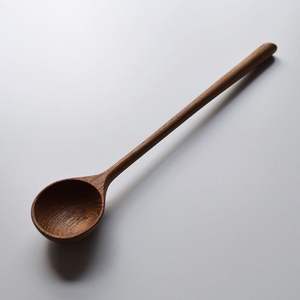 Cuillère en bois de qualité supérieure, entièrement naturelle, portable, créative, style rétro, pour cuisine, cadeaux d'affaires, cuillère à dîner, cuillère en bois - Product Image 5