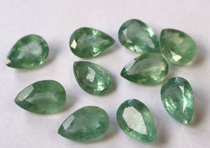 Natural Light Green Peridot Square Rose Cut 7x10mm Loose Gemstone Third Party Certified AAMNA <b>GEMS</b> for Jewelry Making - Product Image 2