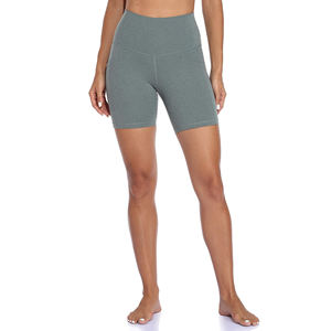 Pantalones cortos de yoga con spandex flexible para mujer - Product Image 3