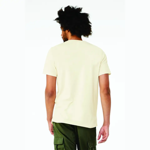 Custom Men's Front Logo O-Neck Short Sleeve 100% Cotton Regular Fit Breathable Quick Dry T-Shirt with Custom Fabric Weight - Product Image 1