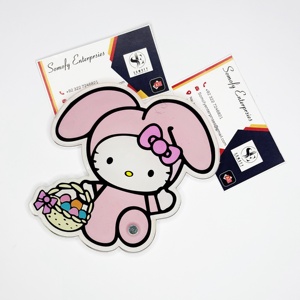 Pince à épiler magnétique personnalisable Hello Kitty rose pour nouveau bébé Extensions de cils en forme de coeur en plastique durable - Product Image 2