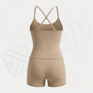 Conjunto deportivo de dos piezas ligero para mujer, sujetador deportivo, conjunto de gimnasio, top de yoga de talla grande y traje para entrenamiento atlético y ropa deportiva. - Product Image 2