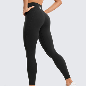Wholesale Multi-Sport Breathable Yoga <b>Leggings</b> Four-Way Stretch Tummy Control Gym Workout Pants for Women - Product Image 1