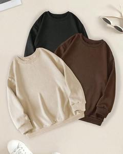 เสื้อสเวตเชิ้ตผู้หญิงแบบสวมหัว ขายส่ง เสื้อฮู้ดดี้ทรงหลวมสำหรับผู้หญิง เสื้อสเวตเชิ้ตผ้าฝ้ายออร์แกนิคพิมพ์ลายตามสั่งสำหรับผู้หญิง - Product Image 3