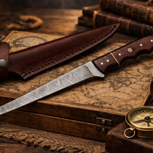 Handmade Damascus Steel Fillet <b>Knife</b> <b>Sharp</b> Blade <b>Kitchen</b> <b>Knife</b> - Product Image 3