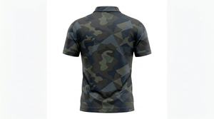 Camisas de Golf Personalizadas de Primera Calidad para Hombre, Poliéster/Algodón, Antiarrugas, Tejido Sólido, Ropa Casual de Manga Corta - Product Image 2
