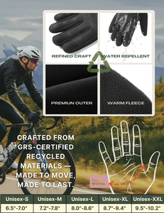 Custom Logo And Color Touchscreen Thermal Winter <b>Gloves</b> <b>Knit</b> Stretch Cuff Cold Weather For Outdoor Driving Cycling Warm <b>Gloves</b> - Product Image 6