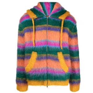 Nuevo Suéter de Punto de Invierno para Hombre, Talla Grande, Cárdigan 100% Algodón, Chaqueta con Logotipo Frontal, Transpirable, de Secado Rápido, Informal - Product Image 5