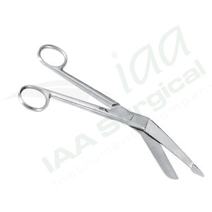 Tijeras Quirúrgicas Manuales Bergmann de 23 cm / 9 Pulgadas, Acero Inoxidable, Hojas Anchas y Redondeadas, Vástago Angulado, Corte Controlado y Suave - Product Image 4