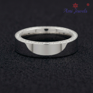 Elegante Anillo de Boda de Diamantes en Oro Blanco de 9k para Mujer, Joyería de Compromiso Elegante para Ocasiones Especiales - Product Image 1