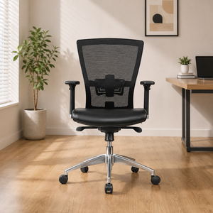 เก้าอี้สำนักงานปรับระดับได้ Kinsha Ergonomic Lift Chair รุ่น Executive ดีไซน์ทันสมัย หมุนได้ ใช้ในสำนักงานหรือห้องนอน หุ้มด้วยผ้า - Product Image 1