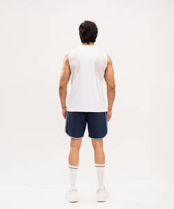 Camiseta sin mangas de algodón para hombre con logo personalizado al por mayor, blanca, para culturismo, entrenamiento, chaleco deportivo prémium de verano para hombre - Product Image 2