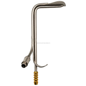 เครื่องมือยกคอ Talei Necklift Retractor Benetrator 2 แบบแมนนวล คลาส 1 สแตนเลสสตีล พร้อมไฟเบอร์ออปติก ท่อดูด และท่อส่งแสง สำหรับการยกคอแบบ Deep Plane - Product Image 1