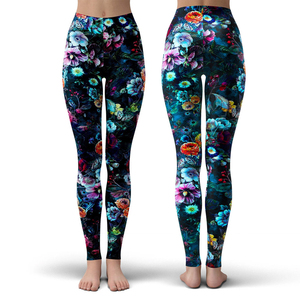 Sustainable Women Sublimation <b>Yoga</b> <b>Leggings</b> wholesale price quick dry plus size custom design Women Sublimation <b>Yoga</b> <b>Leggings</b> - Product Image 1