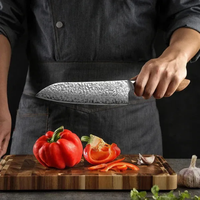 Couteau de chef Damas personnalisé, couteau de cuisine artisanal haut de gamme, acier à haute teneur en carbone, ustensiles de cuisine, fabricant OEM, manche en bois d'olivier