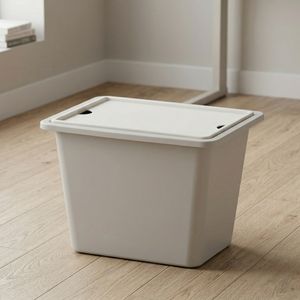 Grand ensemble de 2 tiroirs, organisateur de bureau moderne carré à faire soi-même, boîte en métal avec couvercle - Product Image 1