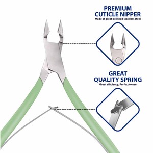 Coupe-cuticules en acier inoxydable, coupe-cuticules professionnel, outil de précision à bord tranchant pour manucure, pédicure, beauté - Product Image 6