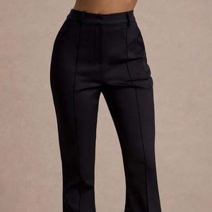 Pantalones de yoga acampanados de cintura alta elásticos para gimnasio y fitness, ligeros, informales, de pierna ancha, para venta al por mayor 2026 - Product Image 2