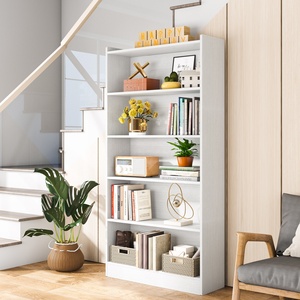 Libreria Tribesigns Alta 183 cm Bianca con Ripiani Portaoggetti, Grande Scaffale Aperto in <span class=keywords><strong>Legno</strong></span> per Esposizione - Product Image 5