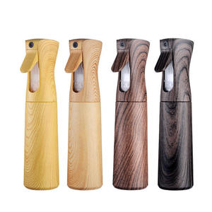 IKZARSA CIK-186 Ensemble de flacons pulvérisateurs à texture bois, 3 tailles, brume fine, corps en plastique rechargeable, finition naturelle, pulvérisateur à gâchette - Product Image 5