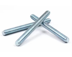 Tige filetée galvanisée GI 16 mm, tige filetée en acier, fixateur industriel, tige filetée métallique pour raccords de tuyauterie, pièce de construction - Product Image 1