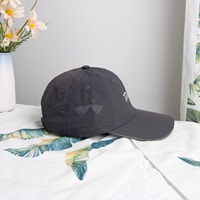 Casquette de baseball unisexe en nylon respirant et imperméable à 5 panneaux avec logo brodé personnalisé – Idéale pour les sports de plein air estivaux
