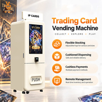 Distributeur automatique de cartes TCG personnalisé, avec graphismes de cabinet OEM/ODM, signalétique LED et gestion cloud pour les marques de détail