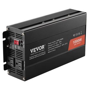 1000 Watt DC 12V AC 120V Power Inverter pura onda sinusoidale telecomando 2 prese AC 1 USB 1 tipo-C porta CE FCC certificata per - Product Image 1