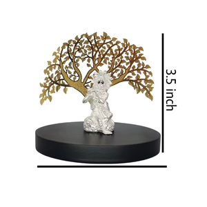 Ídolo del Dios Ganesh Dorado Hecho a Mano en Acero Inoxidable para el Hogar, Templo, Sala de Puja, Decoración Religiosa, Regalo de Cumpleaños y Exhibición Festiva - Product Image 5