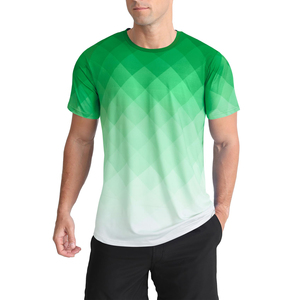 Wholesale Custom Mens Performance Mesh Shirts Gym Fitness Athletic Training Clothing Manufacturer Sports Vest Activewear <b>Tshirts</b> - Product Image 3