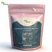 Gummies Équilibre Féminin Premium OEM, Bacillus Coagulans, Vitamine C, Vegan, 60 unités, Format Voyage Portable