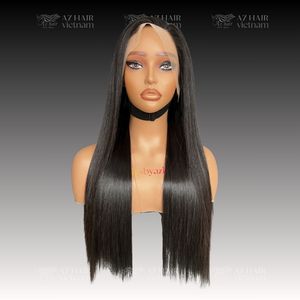 Cabello Vietnamita Virgen al Por Mayor, Cabello Humano con Frente de Encaje, Cabello Largo, Cutícula Alineada, Liso y Sedoso, Nudos Pequeños - Product Image 3