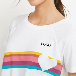 T-shirt court streetwear moderne pour femme, coupe stylée 2026 avec personnalisation de logo pour commandes en gros / Coupe tendance et confortable - Product Image 3