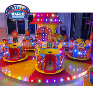 Giostra del parco divertimenti dei bambini con le automobili, i <span class=keywords><strong>camion</strong></span> dei pompieri e gli animali del fumetto per uso commerciale del parco giochi - Product Image 5