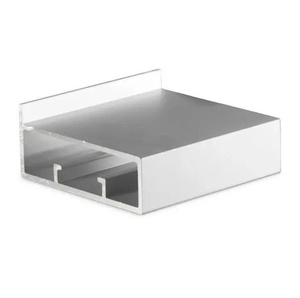 อะลูมิเนียมโปรไฟล์รูปตัวทีขอบโค้ง ซีรีส์ 6000 ผิวเคลือบอะโนไดซ์ ช่องต่อแบบรวม ตัดเชื่อมสำหรับอุปกรณ์ขนส่ง - Product Image 1